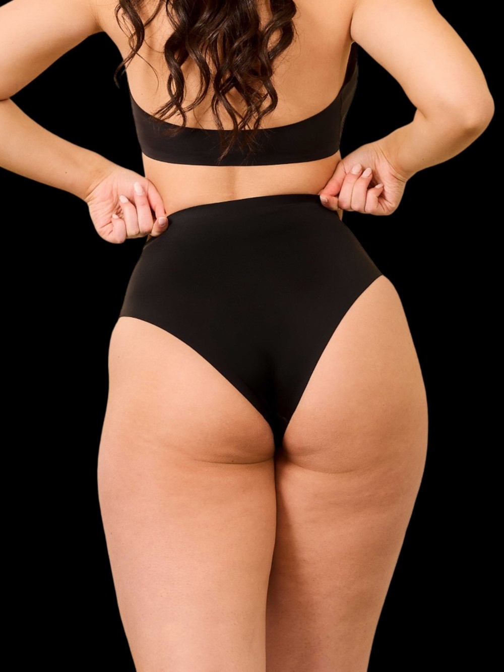 onewith swim Hampton High-Waisted Bikini Bottom | FINAL SALE Size MM / Abyss